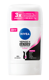 НИВЕЯ део-стик жен. 50мл Черное и Белое