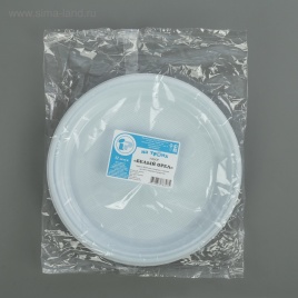 Одн.Пос  "Белый Орел" (12шт.тарелок белых 205мм.без секц.