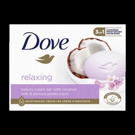 Dove Крем-мыло Relaxing (Кокосовое молочко и лепестки жасмина) 90г