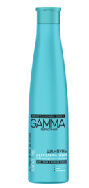 Бессульфатный шампунь GAMMA Увлажняющий имеет нейтральную моющую основу без сульфатов и бережно ухаж