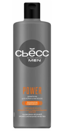 Шампунь СЬЕСС 450 мл MEN  "POWER"  для норм. волос c кофеином