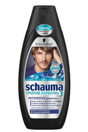 Шампунь SCHAUMA "Intensive х3" 380 мл от перхоти / 10