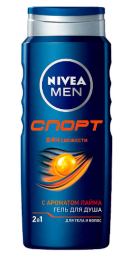 Гель для душа Nivea 250 мл Д/муж.СПОРТ /12