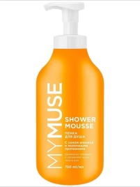 Пенка для душа с соком ананаса и молочными протеинами MYMUSE