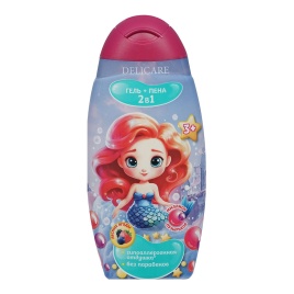Пена д/ванн Деликаре Клубника 300