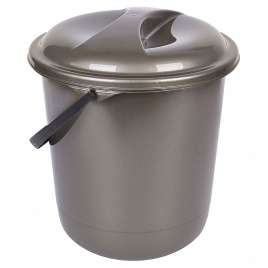 Ведро 12л Rock´n´Roll с/кр антрацит SV4077