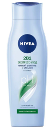 Шампунь Nivea 250 мл "Д/жен."2 в 1 ЭКСПРЕСС-УХОД"/12