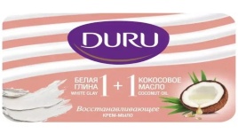 ДУРУ т/м 1+1 80гр. Белая Глина+Кокос масло арт.510089 *4/24 - акц.цена