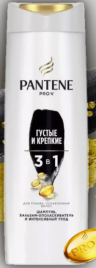 Pantene Шампунь, бальзам и уход 3в1 Густые и крепкие 360мл /6