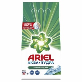 Ariel горный родник, 3 кг (Турецкий) 
