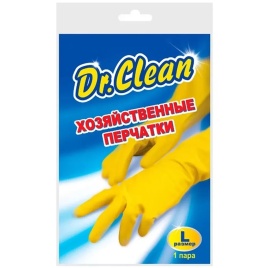 Перчатки резин.ДР.Клин размер L Латекс *12/240