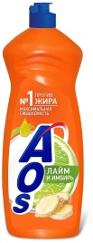 АОС д/посуды 900мл Лайм и имбирь