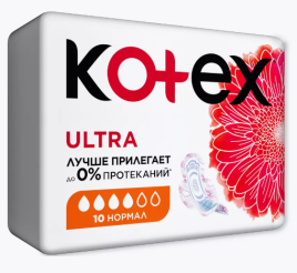 Kotex Ultra НОРМАЛ 10шт. сеточка.*4/16 - акц.цена
