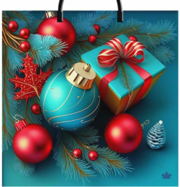 Пакет НГ с пласт.ручкой 36*37 100мкм Шарики