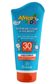Крем д/заг Африка детс.SPF30 150мл