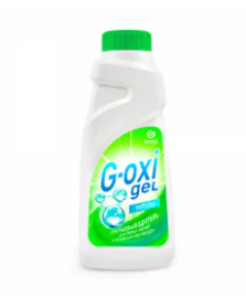 "G-OXI gel" ПЯТНОВЫВОДИТЕЛЬ — ОТБЕЛИВАТЕЛЬ для белых тканей с активных кислородом 500 мл.
