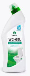 Средство для чистки сантехники "WC- Gel" 1000 мл.
