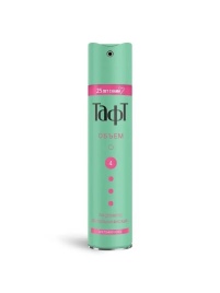 ТАФТ (TAFT) лак 250мл ОБЪЕМ сверх-сильная фиксация  *10