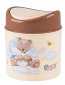 Контейнер для мусора п/м ПОЛИМЕРБЫТ "POLLY" 39020, 1л.