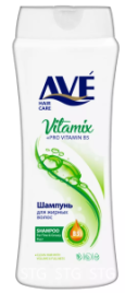 АВЕ шампунь 400мл. д/жирных и тонких  волос (флакон) *1/12