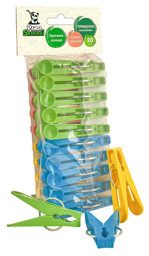 Прищепка 2831 c нержавеющим кольцом, PS  фото 2