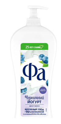 Гель д/душа FA 750мл Черничный йогурт new/6 фото 1