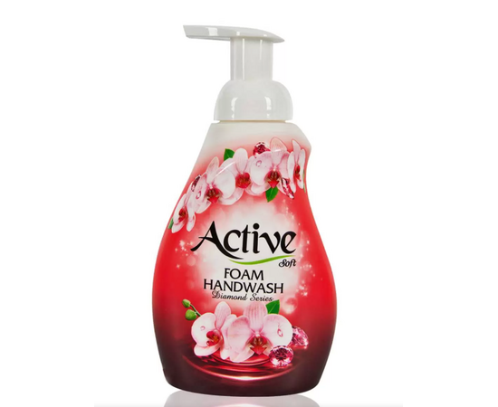 Актив пенка-мыло 500мл. Сияющий Бриллиан, дозатор фото 1