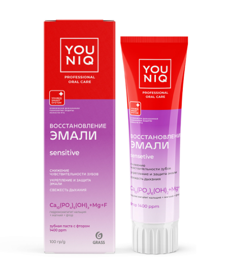 Зубная паста YOUNIQ для чувствительных зубов, 100 гр фото 1