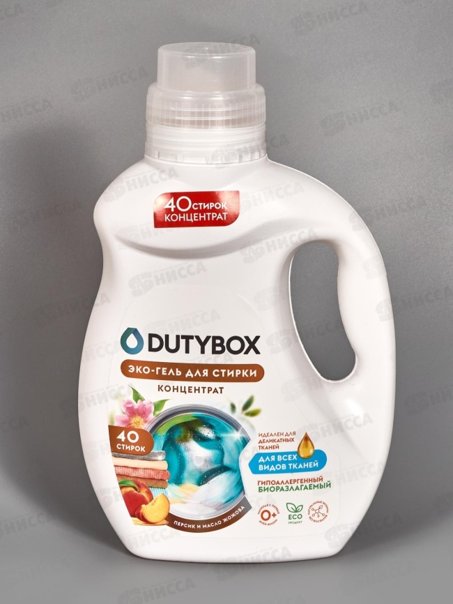Эко-гель для стирки Концентрат "Персик и масло жожоба" (40 стирок), 1л
 фото 2