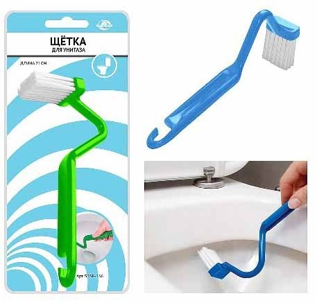 Щетка для унитаза п/м Мультидом SB58-156, 2цв, 21см фото 1