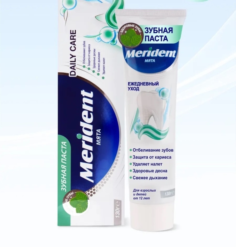 АВЕ зубная паста 130гр. "Merident" мята *1/48 фото 1