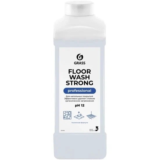 Щелочное средство для мытья пола "Floor wash strong" 1л. фото 1