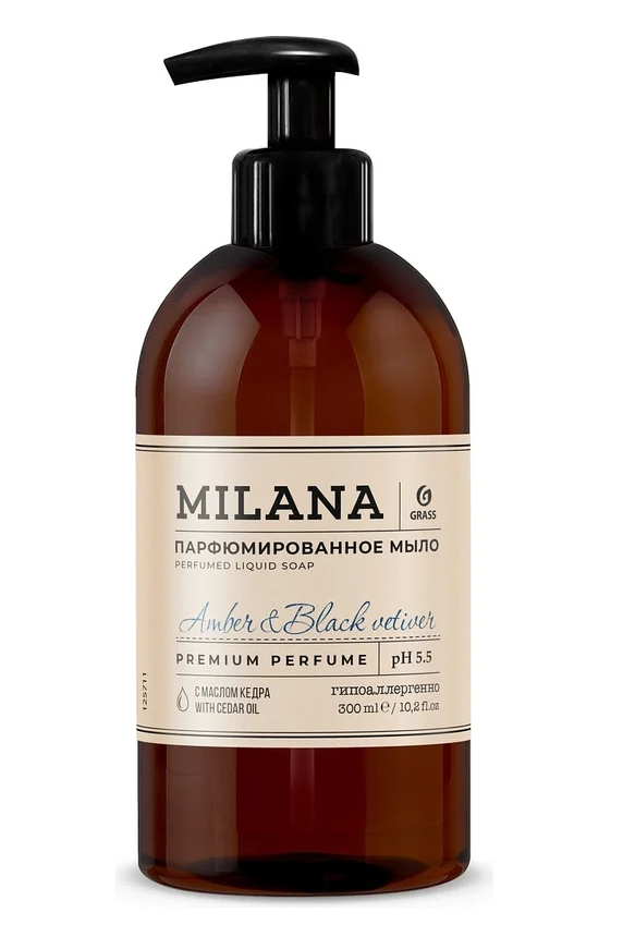 Жидкое парфюмированное мыло Milana "Patchouli&Grapefruit" (300мл) 
 фото 1