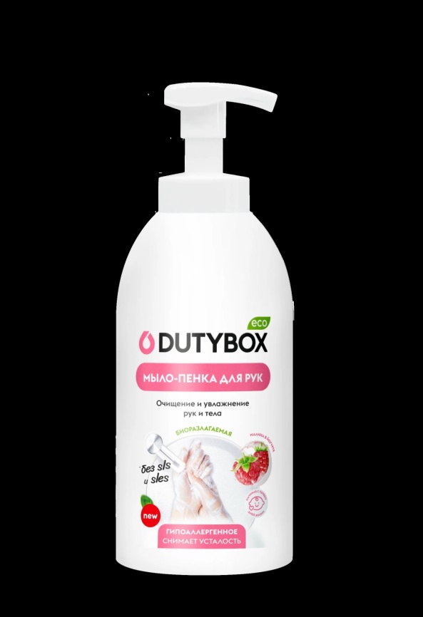 Эко мыло-пенка малина Dutybox 500 мл 
 фото 2