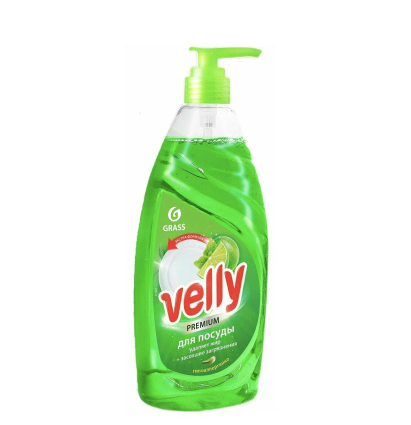 Средство для мытья посуды "Velly Premium" лайм и мята 500 мл. фото 1