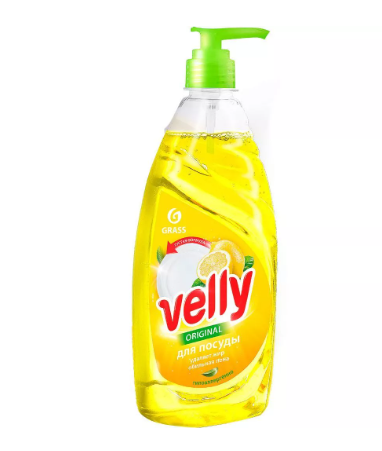 Средство для мытья посуды "Velly" лимон 1000 мл. фото 1