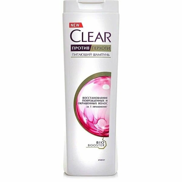КЛЕР шамп. женский 400мл Восстанавливающий д/повр и окраш.п/перхоти* 2/12 фото 1