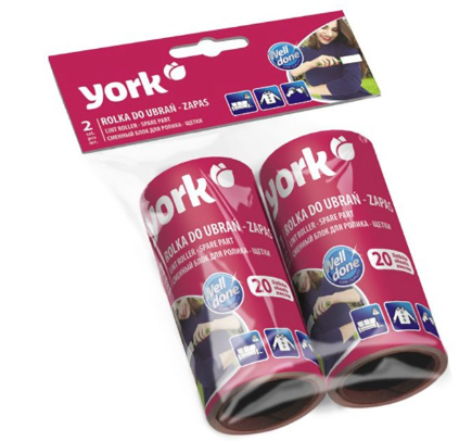 Ролик-щётка запаска 2шт. д/одежды "Йорк" (6801) *3/2 фото 1