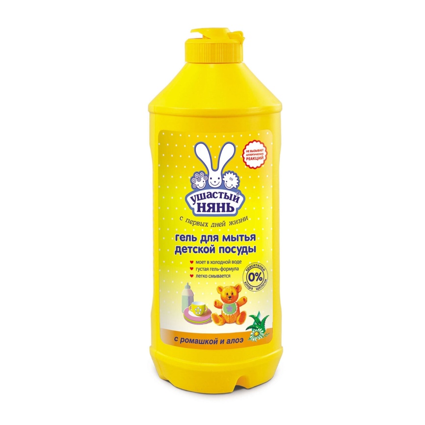 Н.К.Ушастый НЯНЬ ср. д/посуды Ромашка детский 500мл.*5/20 (02056/6058) фото 1