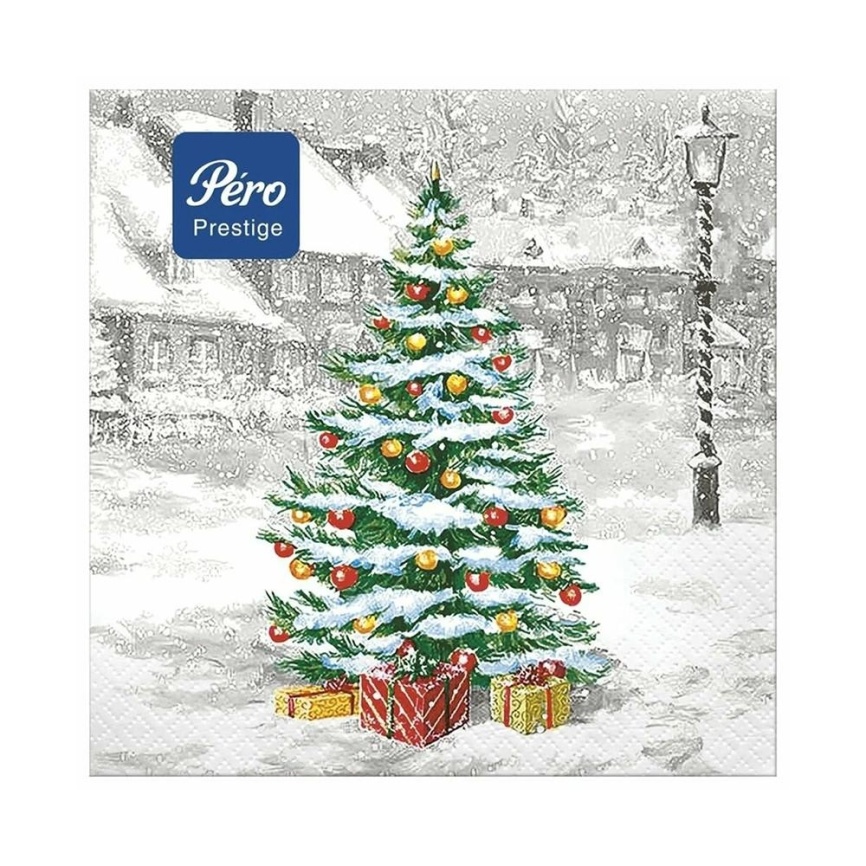 Салф. 20л 33*33см 3сл НГ Белая зима фото 1