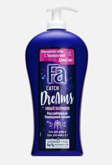 Гель д/душа и пена д/ванн FA 750 мл "МЕЧТЫ" /6 фото 1