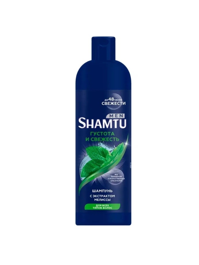 ШАМТУ шампунь муж. 500мл. Густота и свежесть с экстрактом Мелиссы *3/12 фото 1