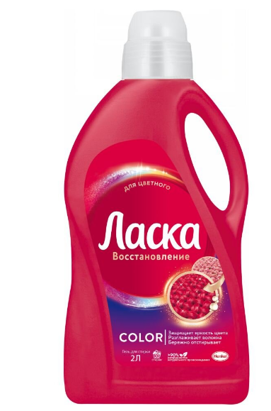 Гель для стирки белья ЛАСКА Color 3л фото 1