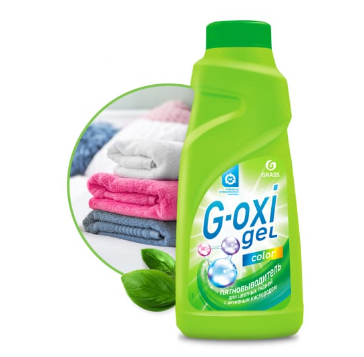 "G-OXI gel" color ПЯТНОВЫВОДИТЕЛЬ для цветных тканей с активных кислородом 500 мл.
 фото 1