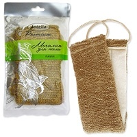 Мочалка для тела Antella С173, 10*63см, РАМИ широкая  Premium фото 1