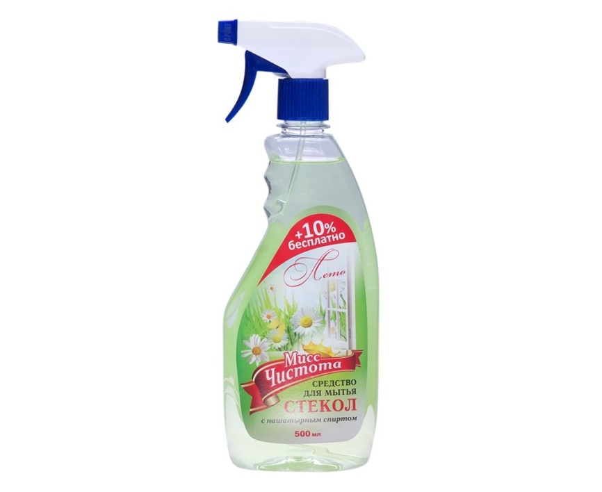 ТБХ МИСС ЧИСТОТА для мытья стекол  Лето 0,5л.+10% бесплатно *3/12 фото 1
