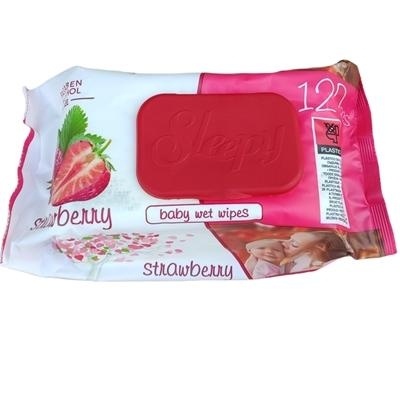 Слипи Натурал салфетки влаж.120 шт.Клубника *1/12 фото 1