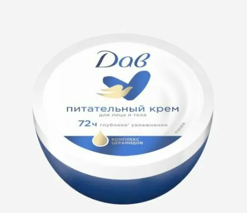 Дав Крем питательный, крем для лица и тела, 150 мл фото 1