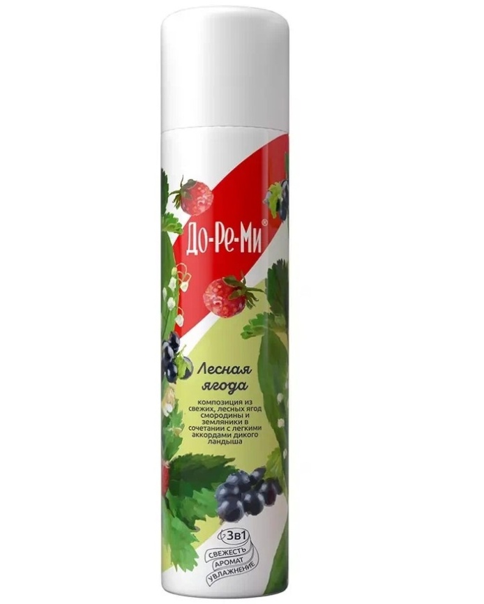 осв. возд. До-ре-ми аква плюс Лесная ягода 330/350мл./415см3(225916)*3/12 фото 1