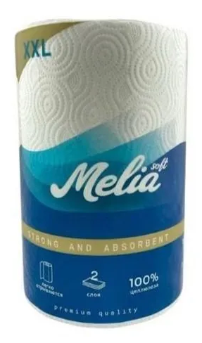 ТБХ Полотенца бумажные XXL Melia Soft 25м. 2х.сл. 200л. *1/4 фото 1